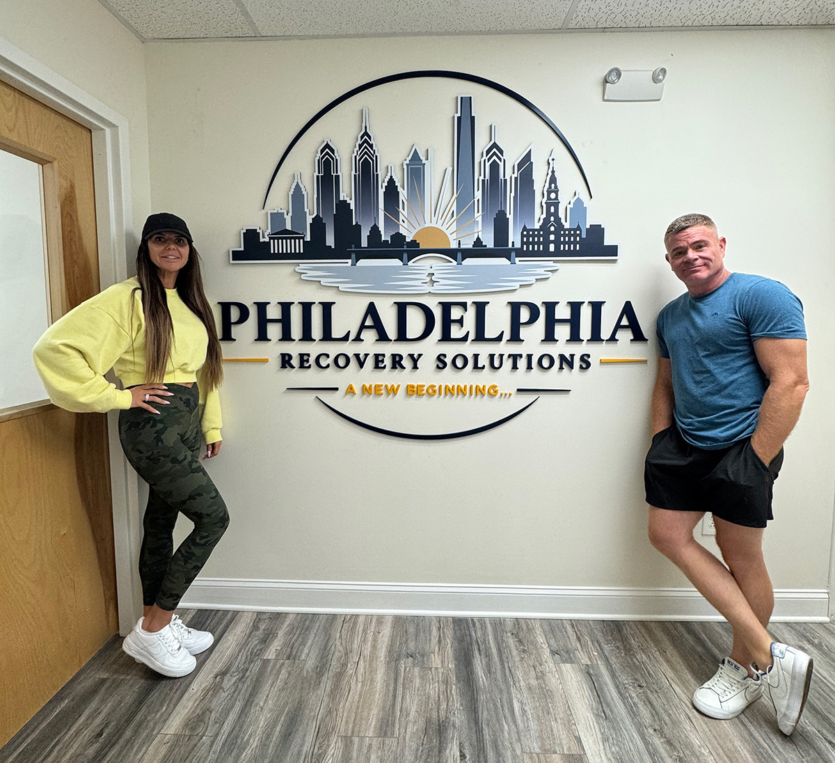 Philadelphia Recovery Solutions founders at the South Philadelphia office